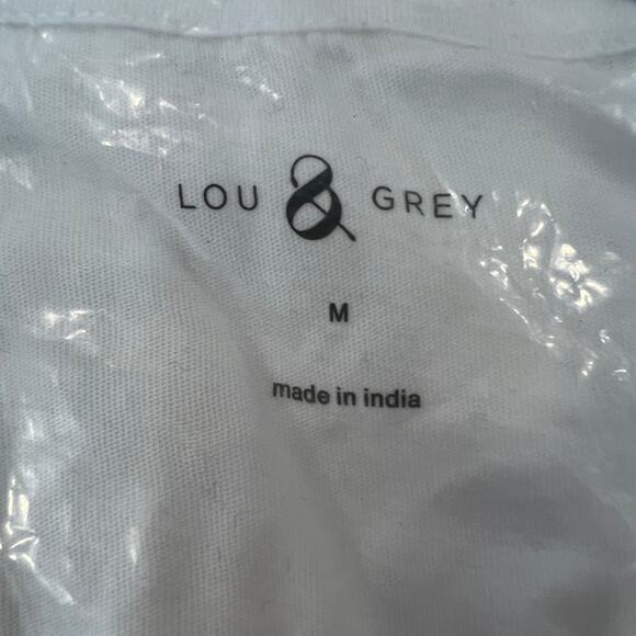NWT LOFT Lou & Grey White W/Cape Cod Graphic Softserve Tee - Picture 9 of 11